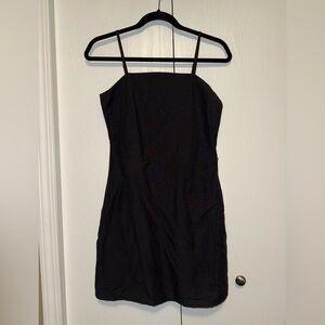 Midnight Sky Brand New Linen Blend Dress